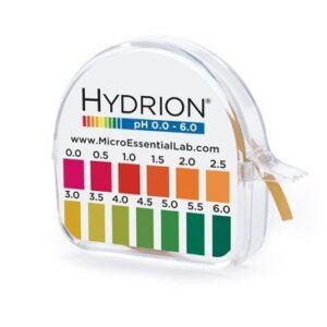 Hydrion pH Litmus Litmus Paper 0.0 - 6.0