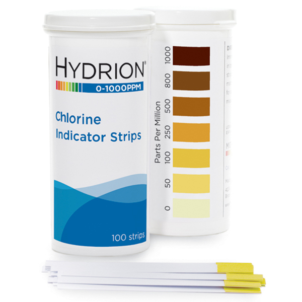 Chlorine test strips
