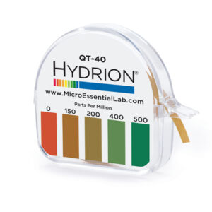 Hydrion Quaternary Sanitiser Test Paper 0 - 500ppm (QT-40)