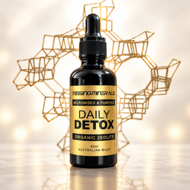Daily Detox Heavy Metal Removal Activated Purified Micronised Zeolite Cage Structure