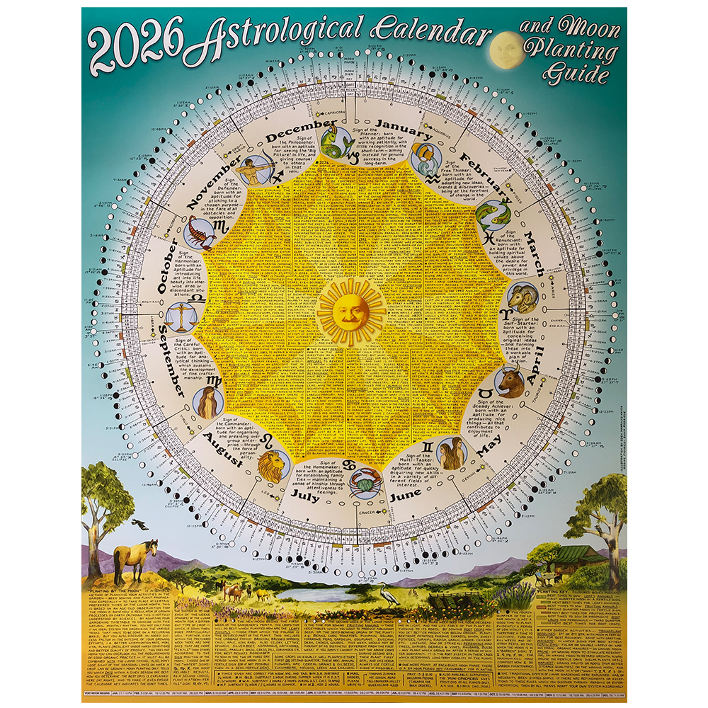 2026 Astrological Moon Planting & Gardening Calendar
